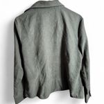 Sonoma LIFE + Style Green Faux Suede Zip-Up Jacket | Size Large Photo 2