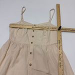 LASCANA Dress Womens Size 8 US 12 UK Beige Linen Blend Button Front Midi Tan Photo 5