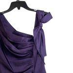 White by Vera Wang Purple Bridesmaid Formal Dress Size 4 Photo 2