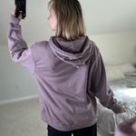 Nike : Dusty Purple Oversized Snap Pocket Hoodie Photo 2