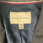 Banana Republic  womens 8 wool blend blazer dark blue suit jacket business work Photo 2