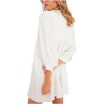 Tuckernuck Pomander Place x - NWOT White Gauze Millie Babydoll Dress Sz S Photo 1