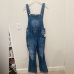 Free People  WE THE FREE Camilla Boot‎ Cut Denim Overalls NWT Photo 4