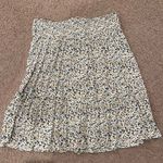 Madewell Beige Fieldwalk Boho Floral Tie Waist Tiered Mini Skirt Photo 7