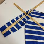 Ralph Lauren Lauren Black Label Sweater Womens X Large Blue White Striped Anchor Photo 7
