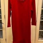 J.Jill NWT BRICK RED DRESS SIZE S WITH GREAT STRETCH CAN FIT M Photo 0