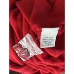 Croft & Barrow  Sweater XXL Red The Extra Soft V Neck Long Sleeve Womens NWT Photo 6