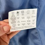 Esprit  Blue Trench Coat Womens US 10 Belted Double Breasted Cotton Photo 8