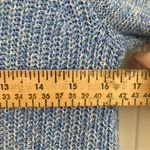 Talbots Sweater S Blue Pima Cotton Pullover Layered Gingham Trim Photo 7