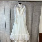 Beautiful Vintage 1970s Union Made Wedding Gown! Size 12 Photo 2