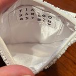 NWT Tiana NY Soleil White and Yellow Beaded Coin Purse Pouch Photo 10