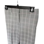 Ann Taylor  Gray Plaid Slim Fit Cropped Dress Pants Size 6 Photo 2