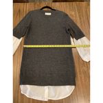 Brochu Walker Revolve  Ebella longsleeve Layered cashmere wool Grey Shirt Dress M Photo 8