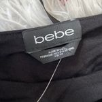 Bebe Women’s high low asymmetrical braid details one shoulder dress in BLACK XS Photo 4