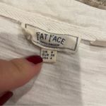 FatFace White Eyelet Lace Tie-Front Top | Size 4 Photo 4
