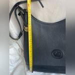 Dooney & Bourke 80’s  Vintage Pebble Leather black Shoulder Bag Photo 7