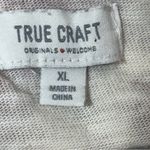 True Craft Tie-Dye Short Sleeve Tee - Cream and Purple Photo 2