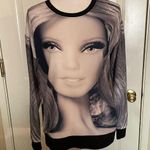 Forever 21 Barbie Doll All Over Print Crewneck Sweater/Sweatshirt Photo 0