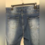 None Stylish Indigo Flare Jeans for Women Photo 4