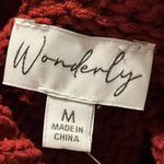 Wonderly  womens medium long sleeve cowl neck pullover sweater gourmet red new Photo 8