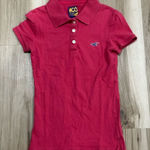 Hollister Y2K Pink Polo Short Sleeve Shirt Women’s Teen XS Photo 0