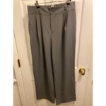 Halara Brand New  Women's Size Large Gray Button Fly Wide Leg Pants Trouser Photo 1