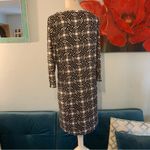 Mud Pie  Black White Geo Print Dress ~ Size S Small Liquid Knit Photo 7