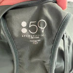 Splits59  Dark Green Racerback Mesh Stripe Tank Top‎ Size Medium Photo 10