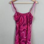 Princess Polly Rosey Mini Dress Women's 4 Pink Mesh 70s Party Going Out Babydoll Photo 5