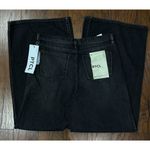 NEW PTCL Womens Black Wash Straight Wide Leg Jeans 28 Sustainable Denim Pants Photo 2