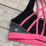 Lululemon Free To Be Serene Bra Heathered Black / Flash Light Tone Photo 7