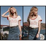 💕SPELL & THE GYPSY💕 Lone Star Tee 70's Boho Chic Red Size XS Photo 1