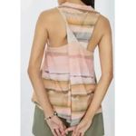 Anthropologie Pilcro NWT Sunset Dyed Motif Twist Back Tank Top Small Petite Photo 1
