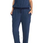 AG Adriano Goldschmied the weekend romper Dark Blue Chambray Women’s Size XS Photo 4