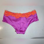 SKIMS ‎ NWT Women’s Lace Swim Boyshort in Neon Orchid Size M Photo 4