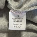 Grayson Threads Grayson/Threads women’s size small Heather grey long sleeve Grateful Sweatshirt Photo 3
