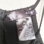AQUA  Sleeveless Black Lace Romper Size Medium Photo 6