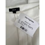 AQUA  White Flare Leg Trousers Button Accents Career Pants Size‎ L Photo 13