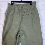 H&M green paper bag pants womens size 14 Photo 5