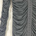 Fiestar ‎ BODYCON RUCHED DRESSS FRONT W/HOOK & CLOSURE SZ L BLACK NEW Photo 3