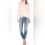 MOTHER Jeans HW Looker Ankle Fray in Jumping Off Swings Size 30 Denim Raw Hem Blue Photo 11