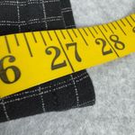 Seven7 Women's Black Check Skinny Ponte Pants Size M Casual Photo 7