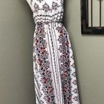 Soieblu boho vneck open tie back maxi dress Size M Photo 0