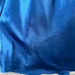 Gunne Sax Vintage Jessica McClintock for Lace Up Back Gown in Blue Size 0 Photo 7