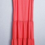 Elizabeth and James  Orange Tiered Maxi Dress Photo 0