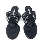 Charles David  black leather slides Photo 1