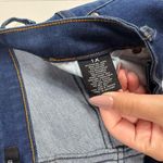 American Bazi Dark Wash Stretch Denim Distressed High Waisted Skinny Jeans 1X Photo 7