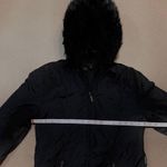 ZARA  Woman Faux Fur Hoodie Parka, Black, Size M Photo 10