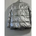 Vince Camuto  Ladies Puffer Jacket Women's M  Metallic Silver Coat Photo 4