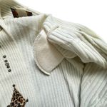 Vintage Focus USA Leopard Applique Cardigan OS Open Front Statement Maximalism Brown Size undefined Photo 9